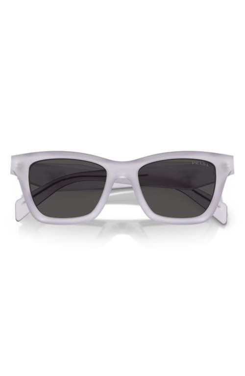 Prada 52mm Butterfly Sunglasses In Gray