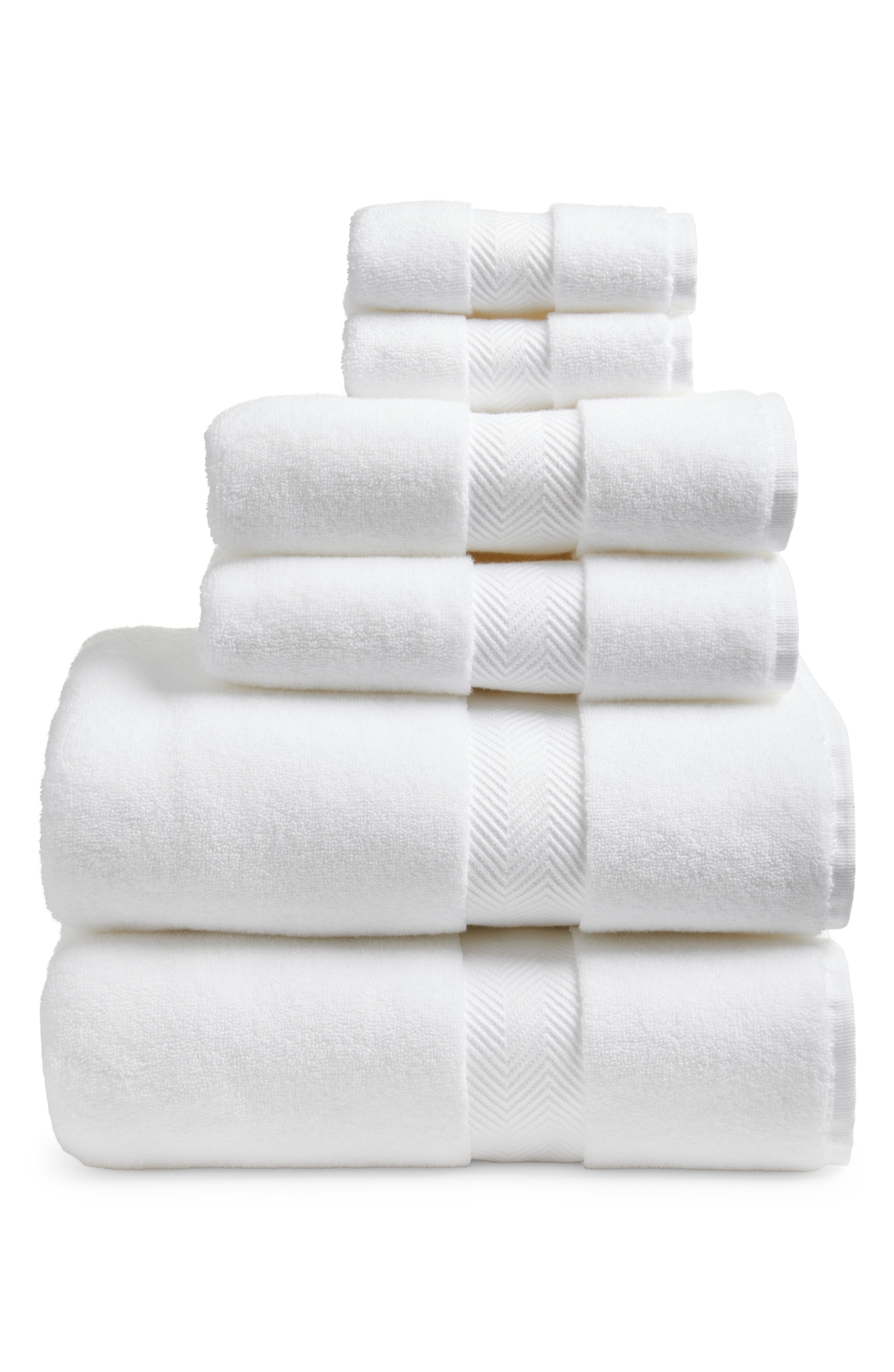 Nordstrom Organic Hydrocotton 6-Piece Towel Set $144 Value - White, 6 Piece Set