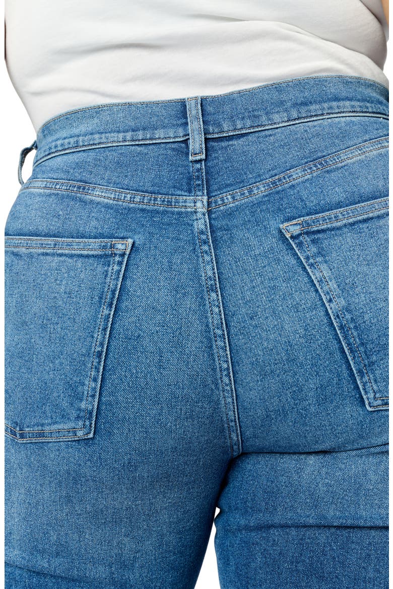 ASE High Waist Straight Leg Jeans, Alternate, color, EVER AFTER