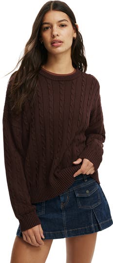 Women's Cotton Crew Neck Sweater