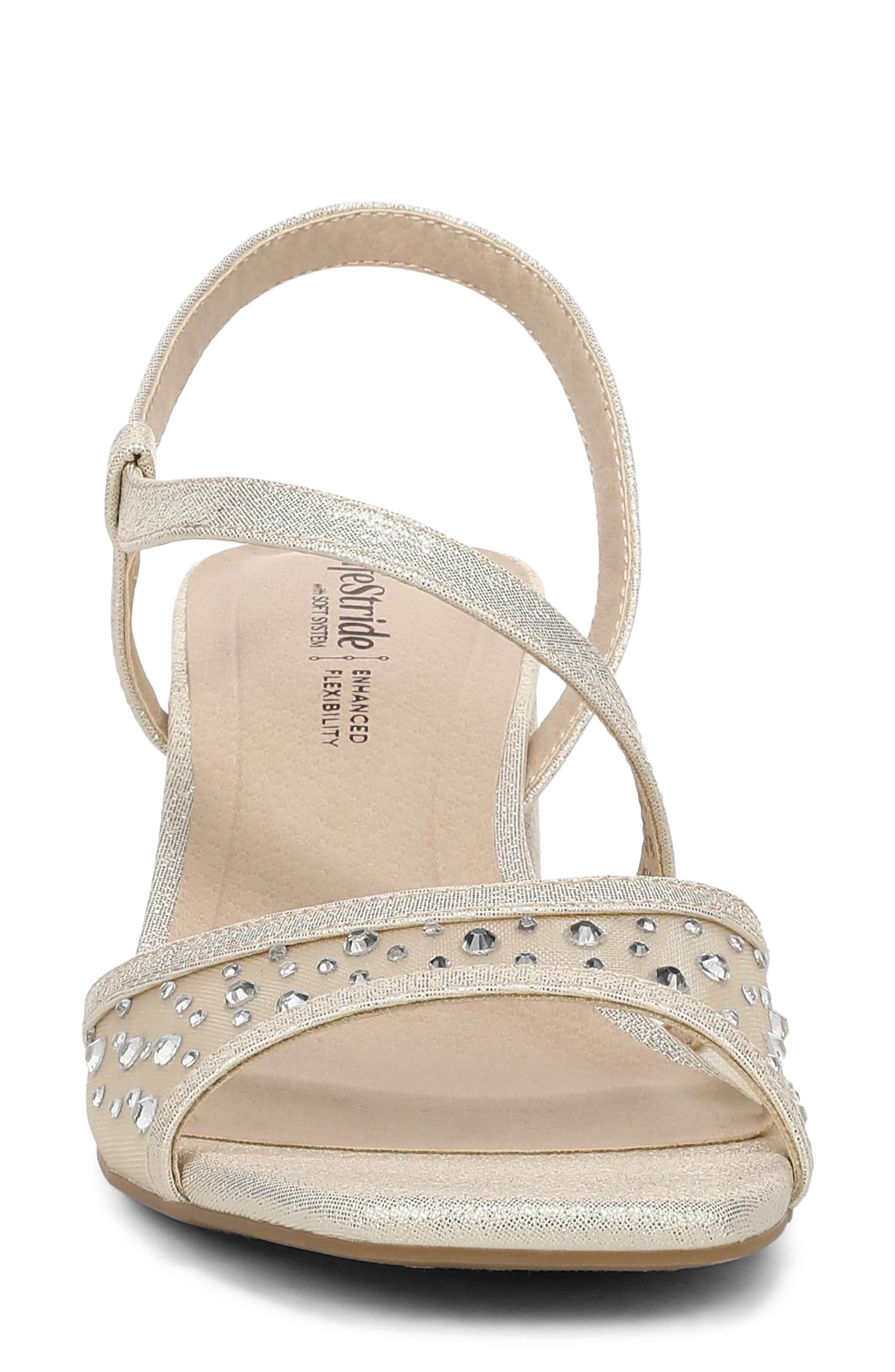 Cheyenne Slingback Sandal, Alternate, color, PLATINO GOLD