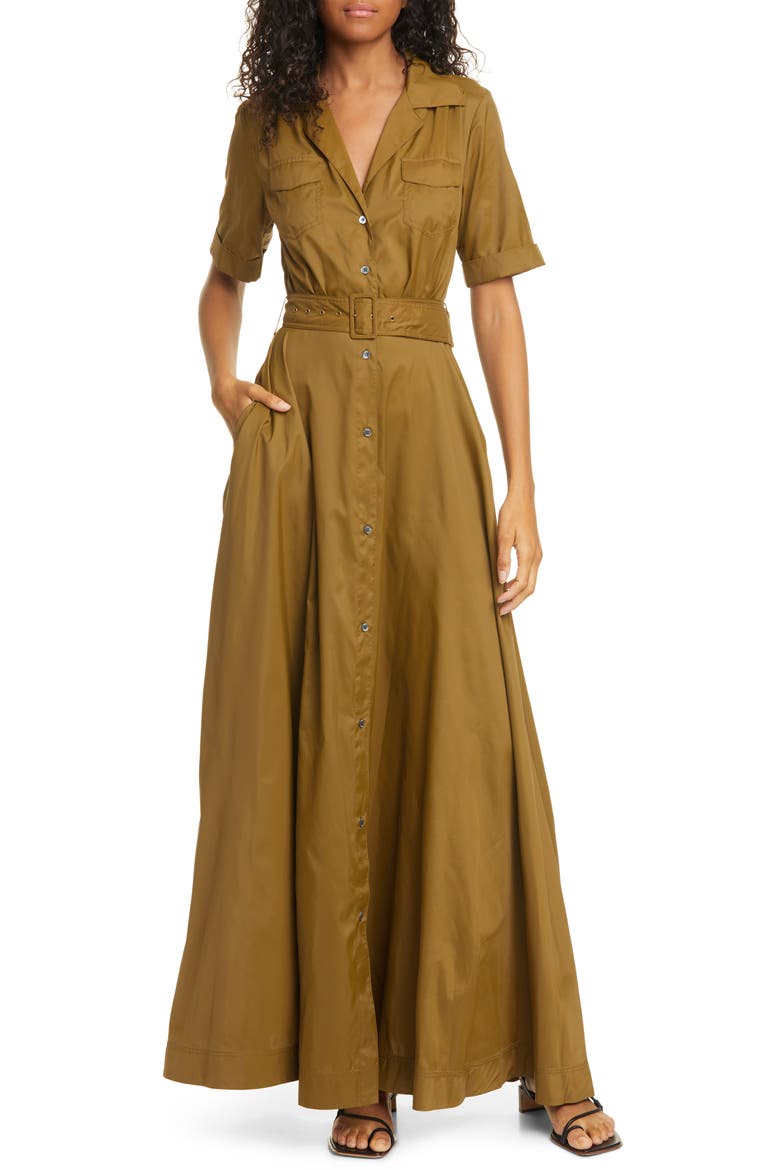 Millie Maxi Dress, Alternate, color, CAPER