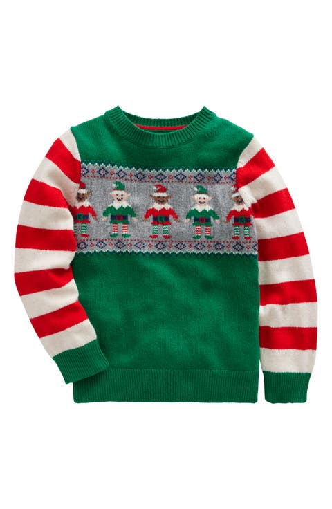 Kids' Elf Fair Isle Sweater (Toddler, Little Kid & Big Kid)