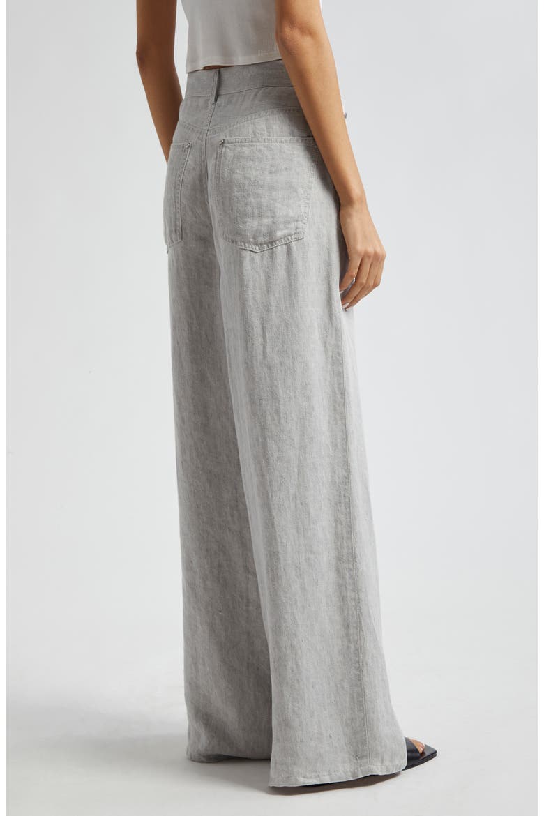 Tiny Dancer Hemp Wide Leg Pants, Alternate, color, LIGHT HEATHER GREY
