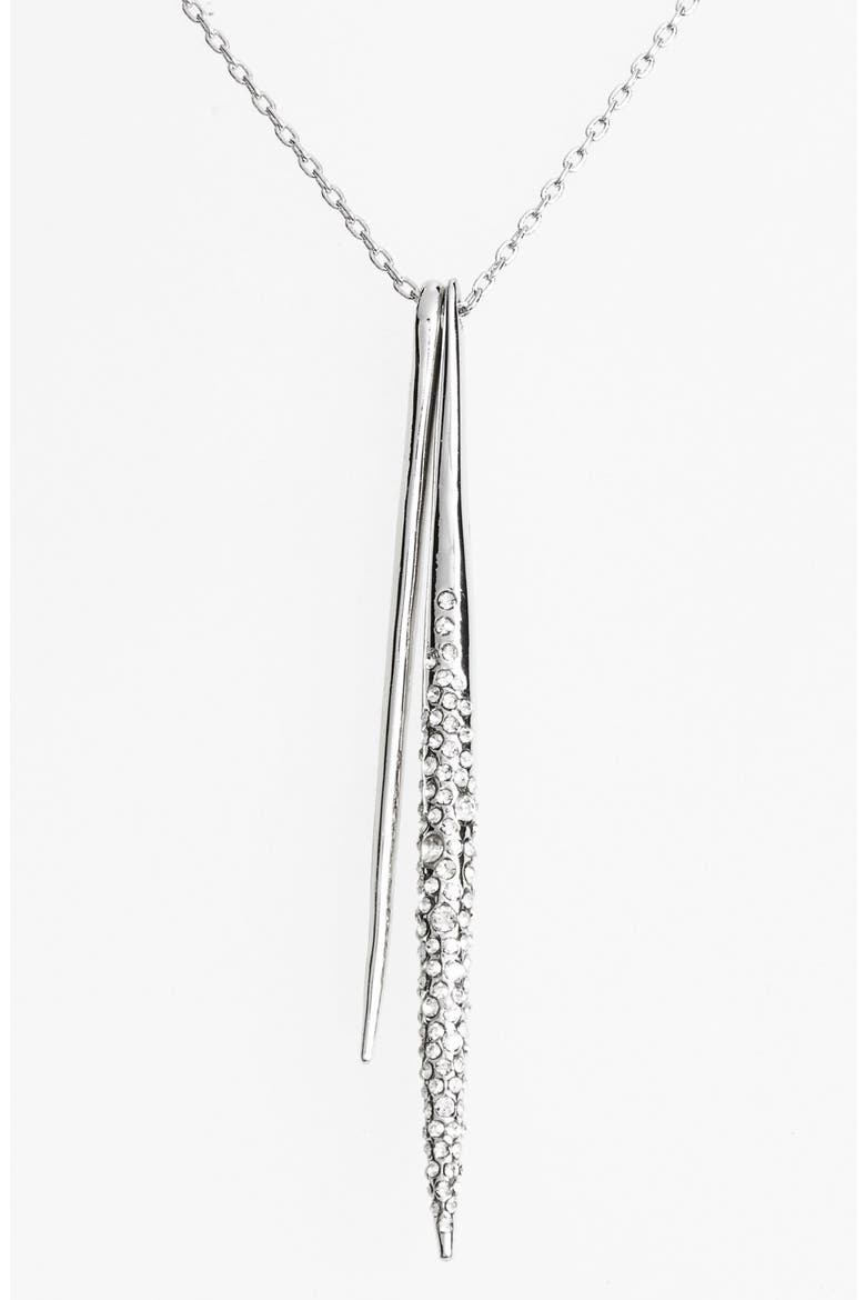 'Miss Havisham' Pendant Necklace, Main, color, SILVER