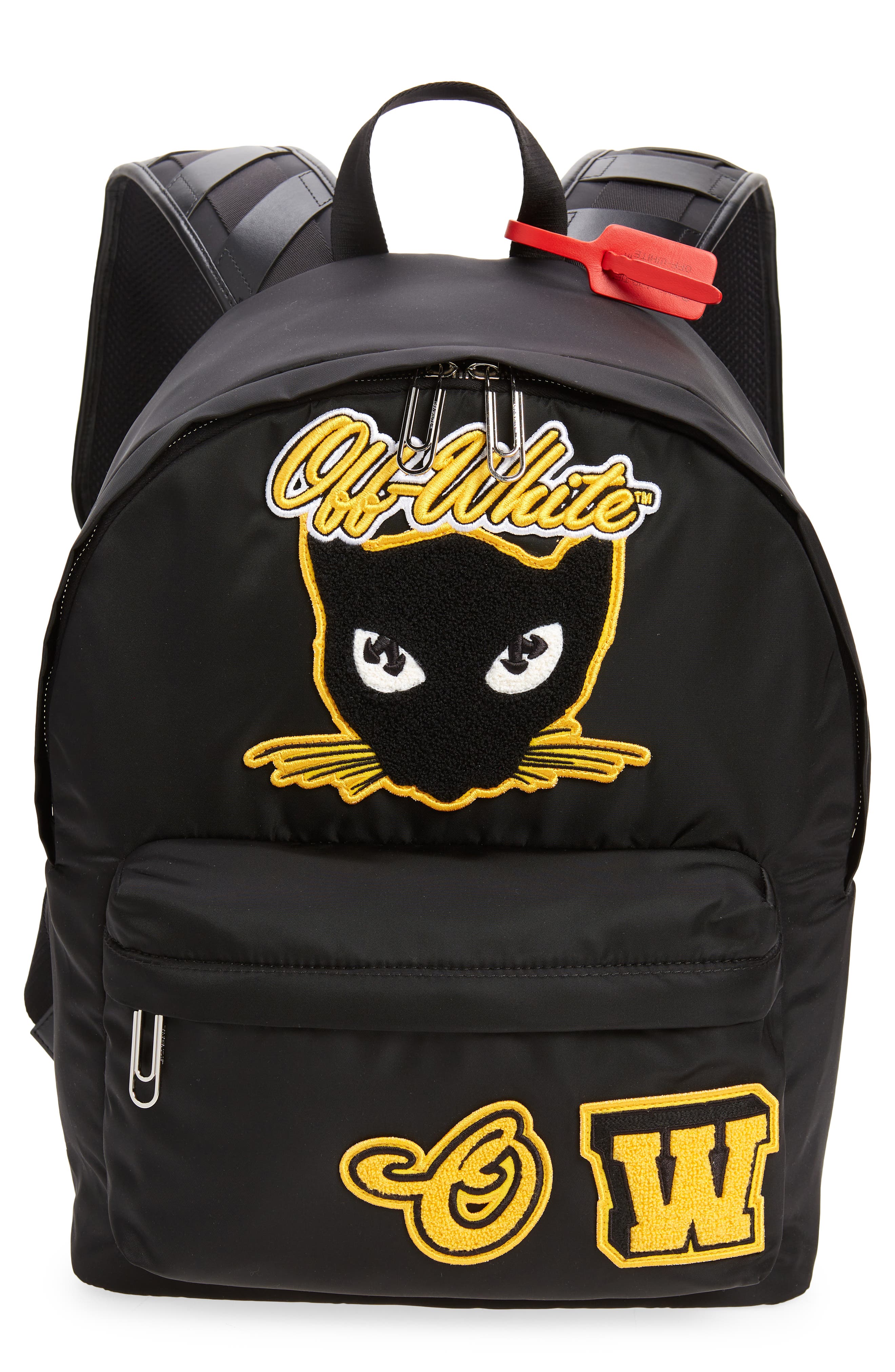 Off-White Hard Core Patch Backpack, Main, color, 