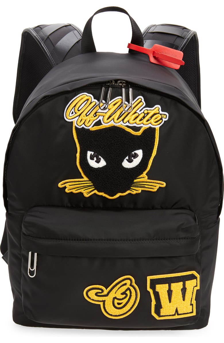 Off-White Hard Core Patch Backpack, Main, color,