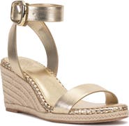 Vince Camuto Fainel Espadrille Ankle Strap Platform Wedge Sandal