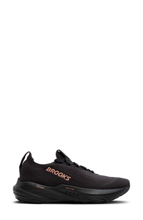 Brooks Glycerin Stealthfit 22 Running Shoe In Black