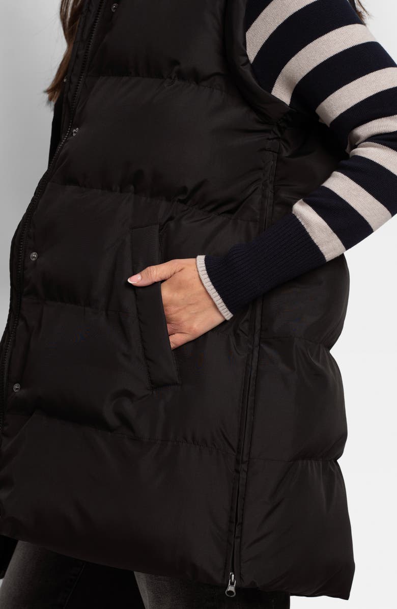 Seraphine Belted Maternity Puffer Vest, Alternate, color,