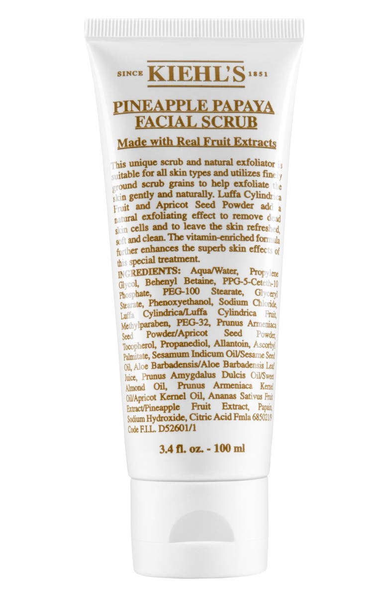 Kiehl's Since 1851 Pineapple Papaya Facial Scrub, Main, color,