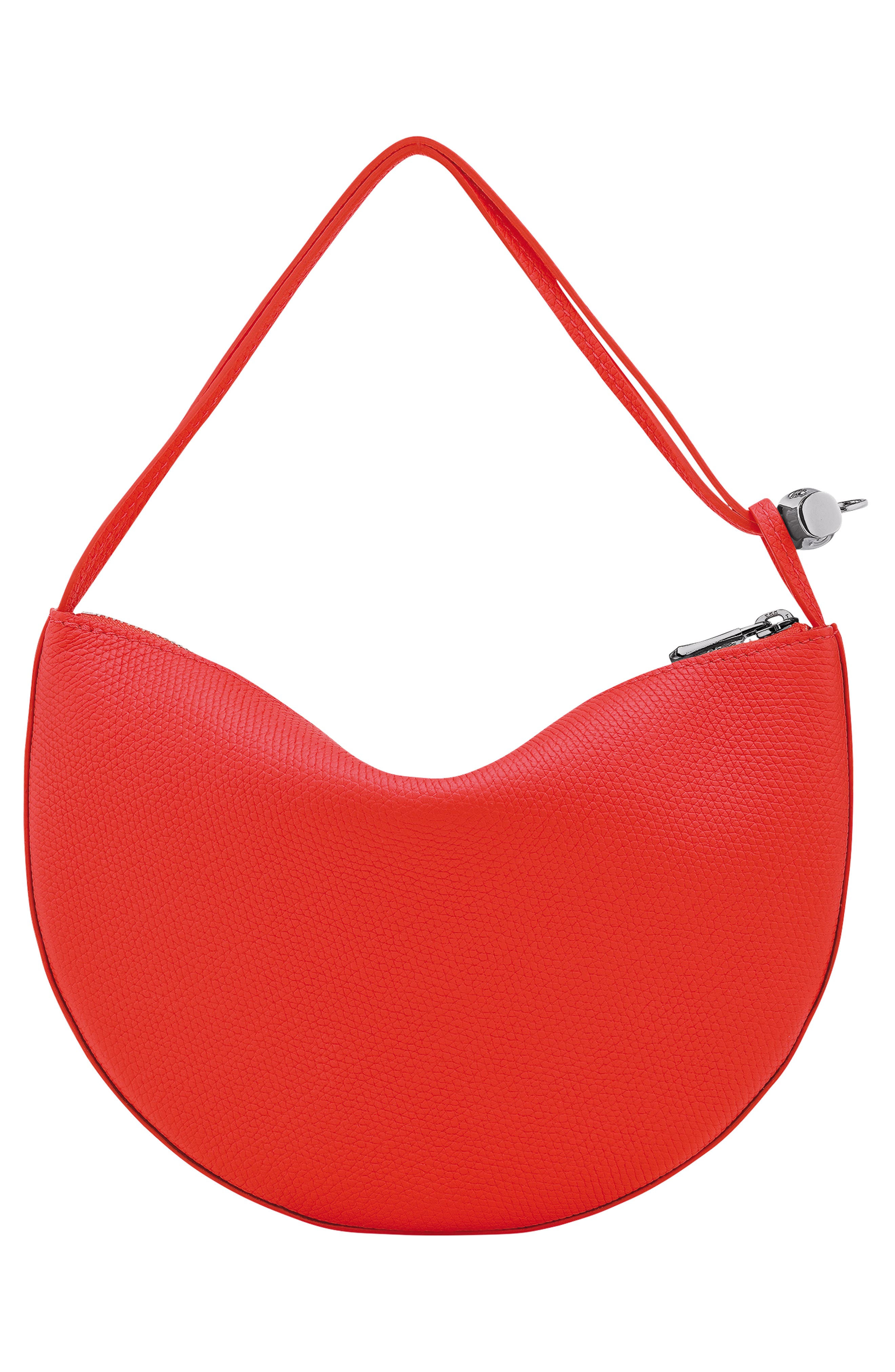 Le Roseau Leather Wristlet Clutch, Alternate, color, VERMILION