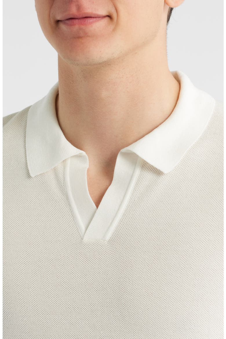 Jianluca Johnny Collar Polo, Alternate, color, WHITE