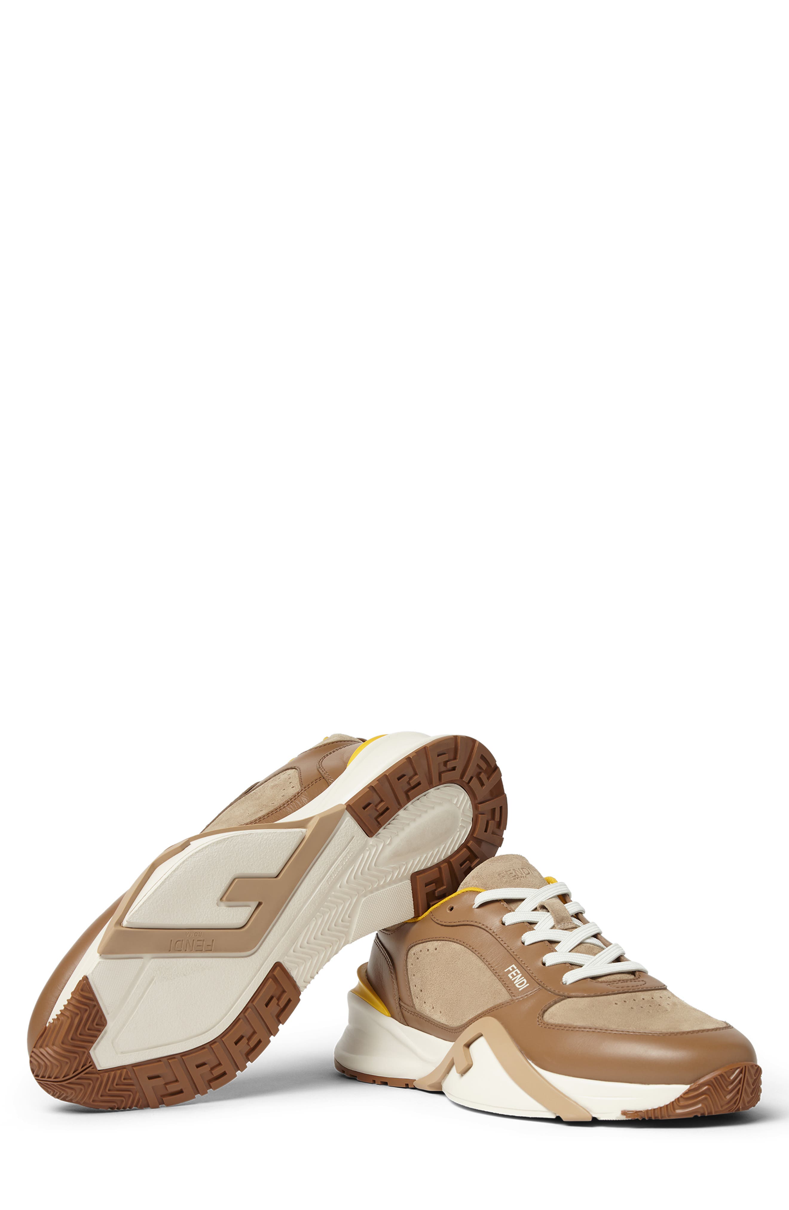 Fendi Flow Low Top Sneaker, Alternate, color, 