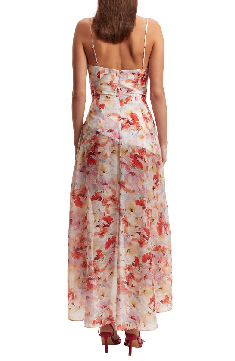 Bardot Sorella Floral High Low Dress, Alternate, color, 