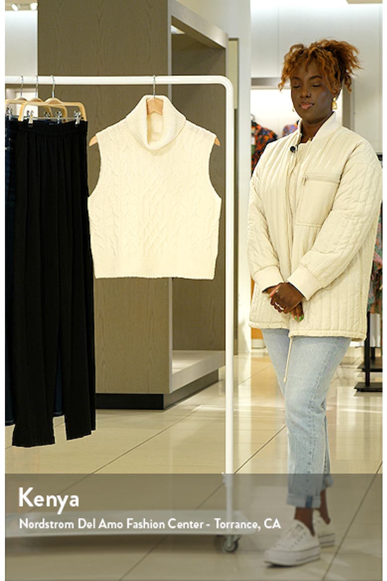 Twisted Cable Turtleneck Sweater Tank video
