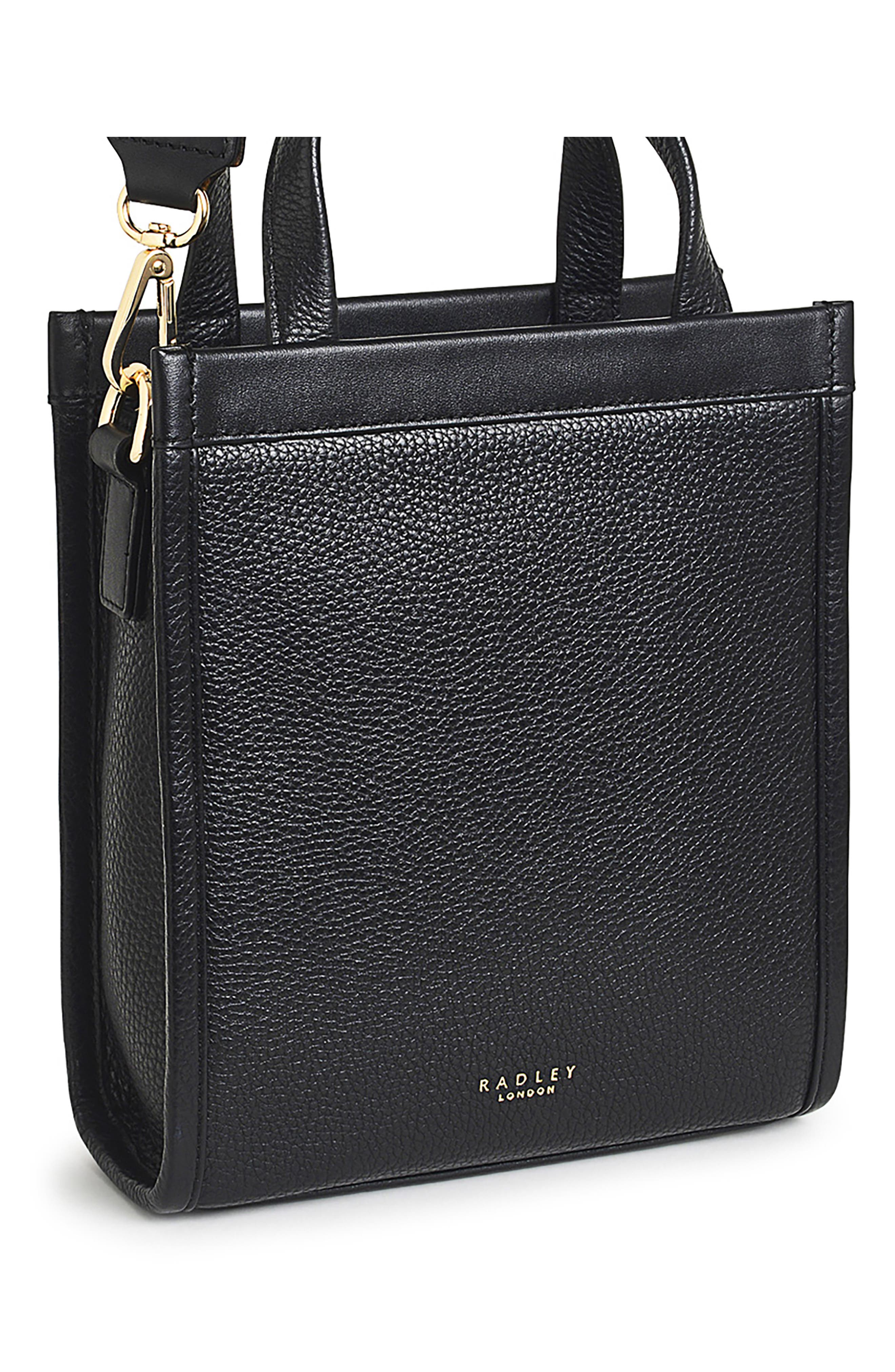 Radley Alba Place Mini Crossbody Bag, Alternate, color, Black