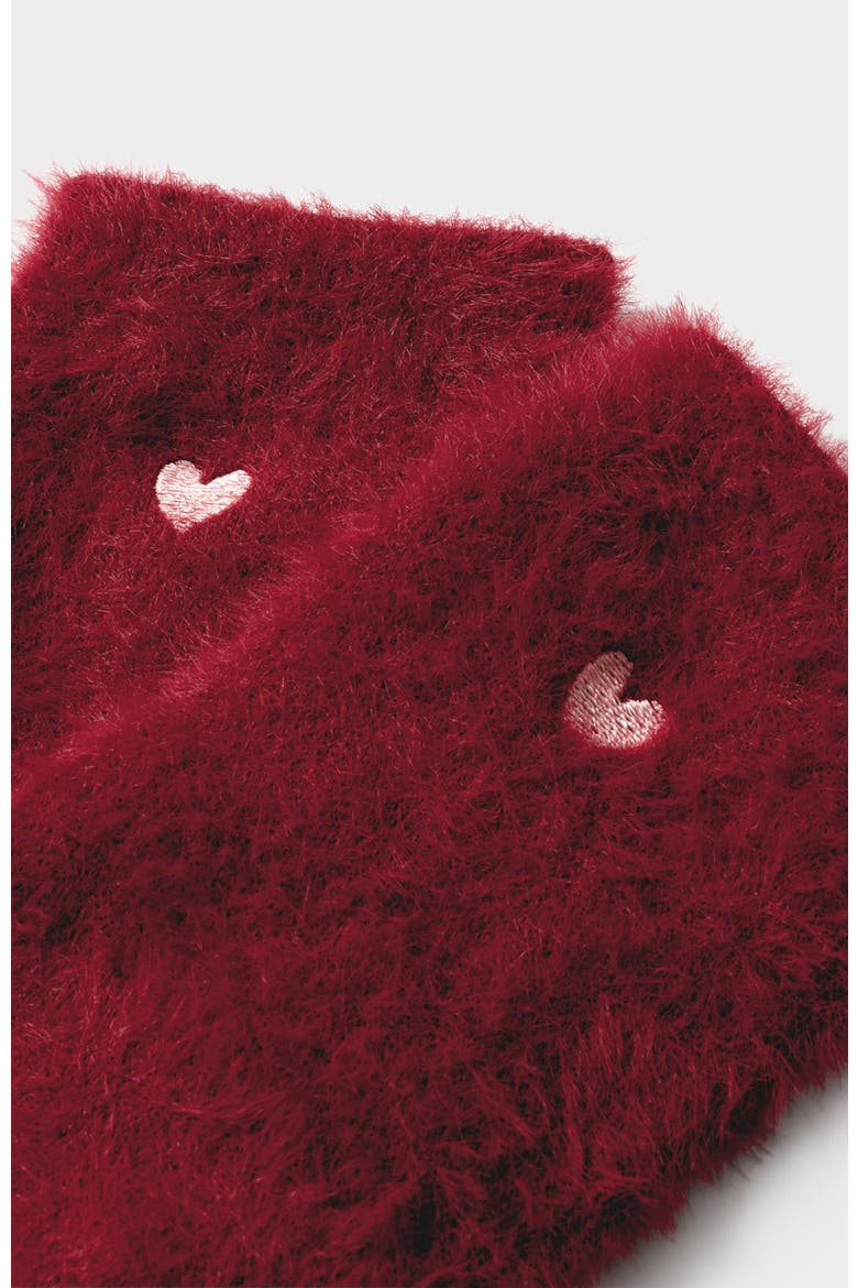 Gift Boxed Duo Socks, Alternate, color, Cherry Fluffy/Pink Sparkle