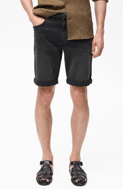Denim Bermuda Shorts