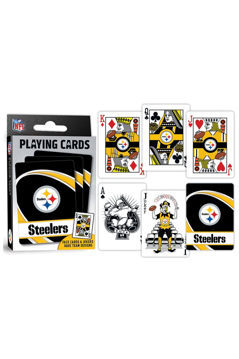 Pittsburgh Steelers Playing Cards, Alternate, color, Multicolor