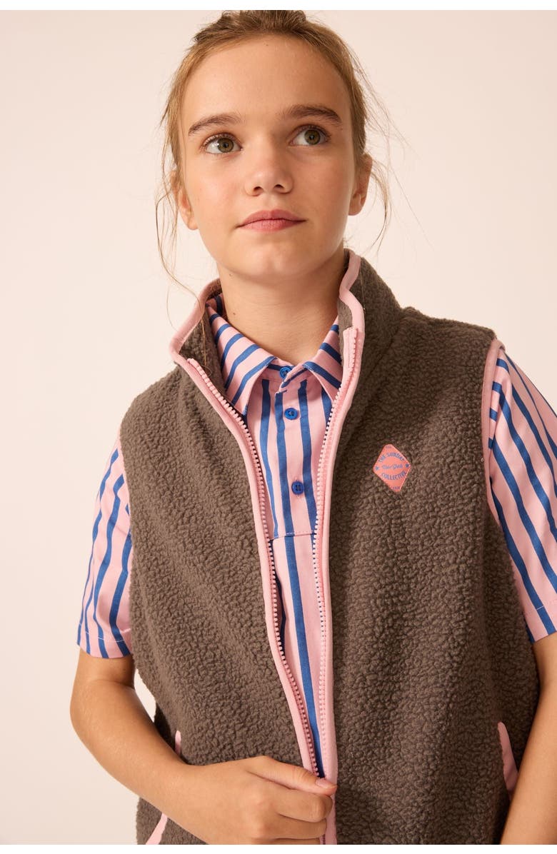 The Sunday Collective Polar Fleece Vest, Alternate, color, Midnight Slate