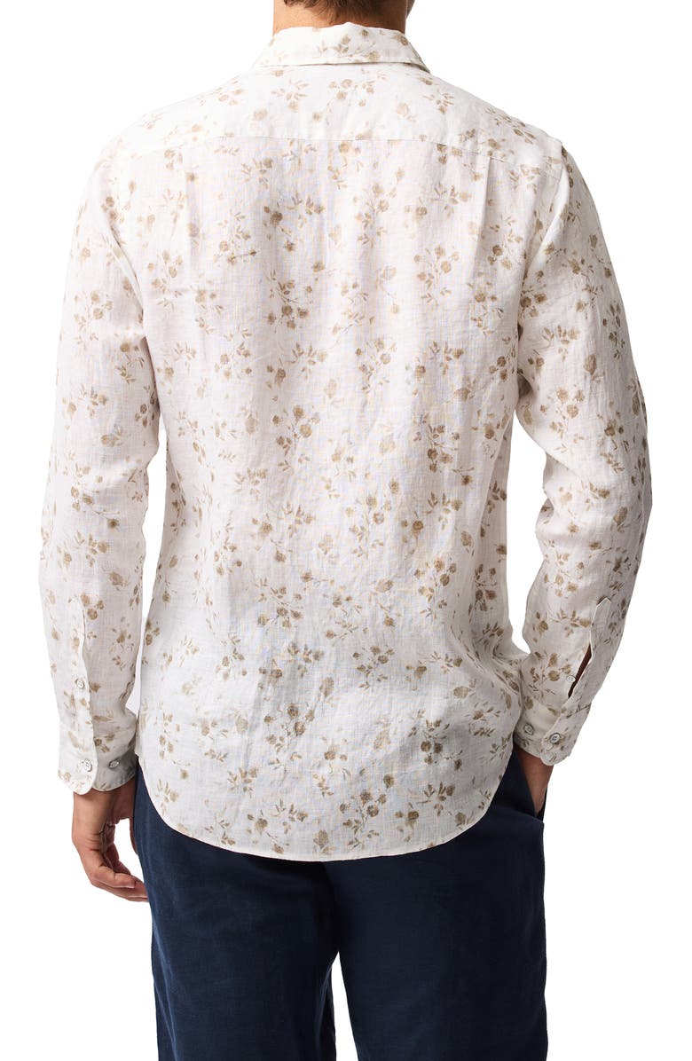 Rodd & Gunn Holmes Hill Floral Button-Up Shirt, Alternate, color, Birch