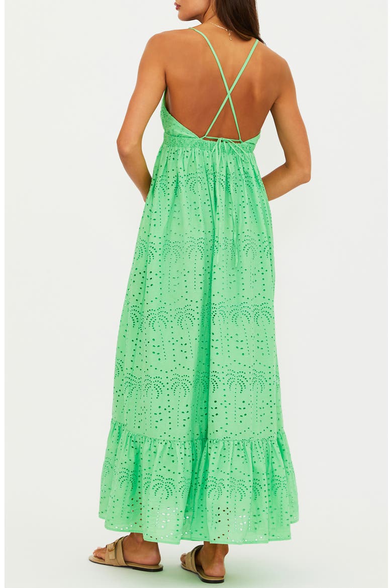 Ruthie Cotton Voile Cover-Up Maxi Sundress, Alternate, color, EYELET