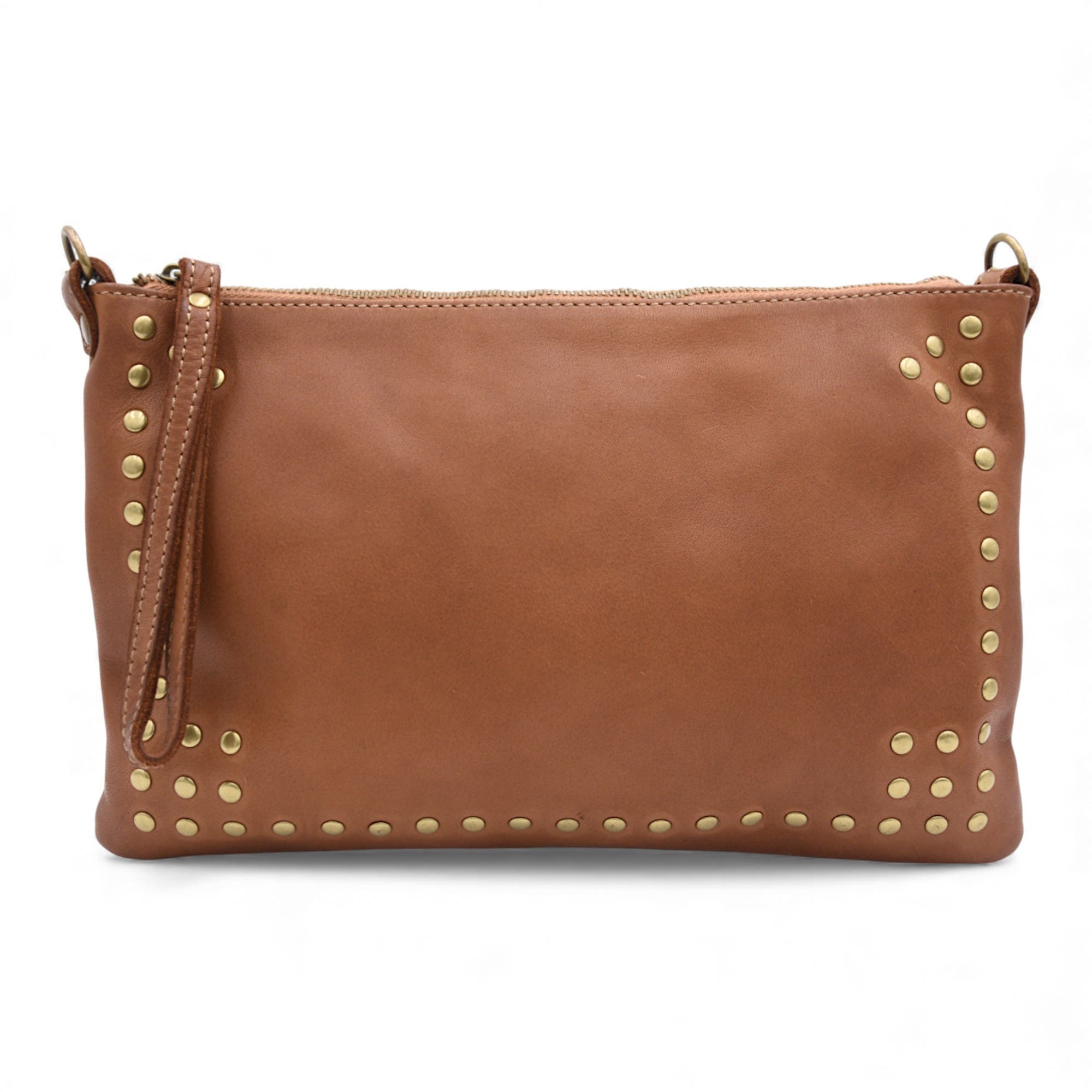 Bolsa Nova Boho Clutch, Alternate, color, Cognac