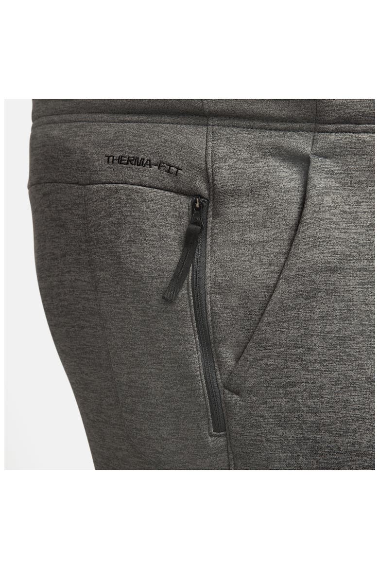Therma-FIT Sweatpants, Alternate, color, CHARCOAL HEATHER/ GREY/ BLACK