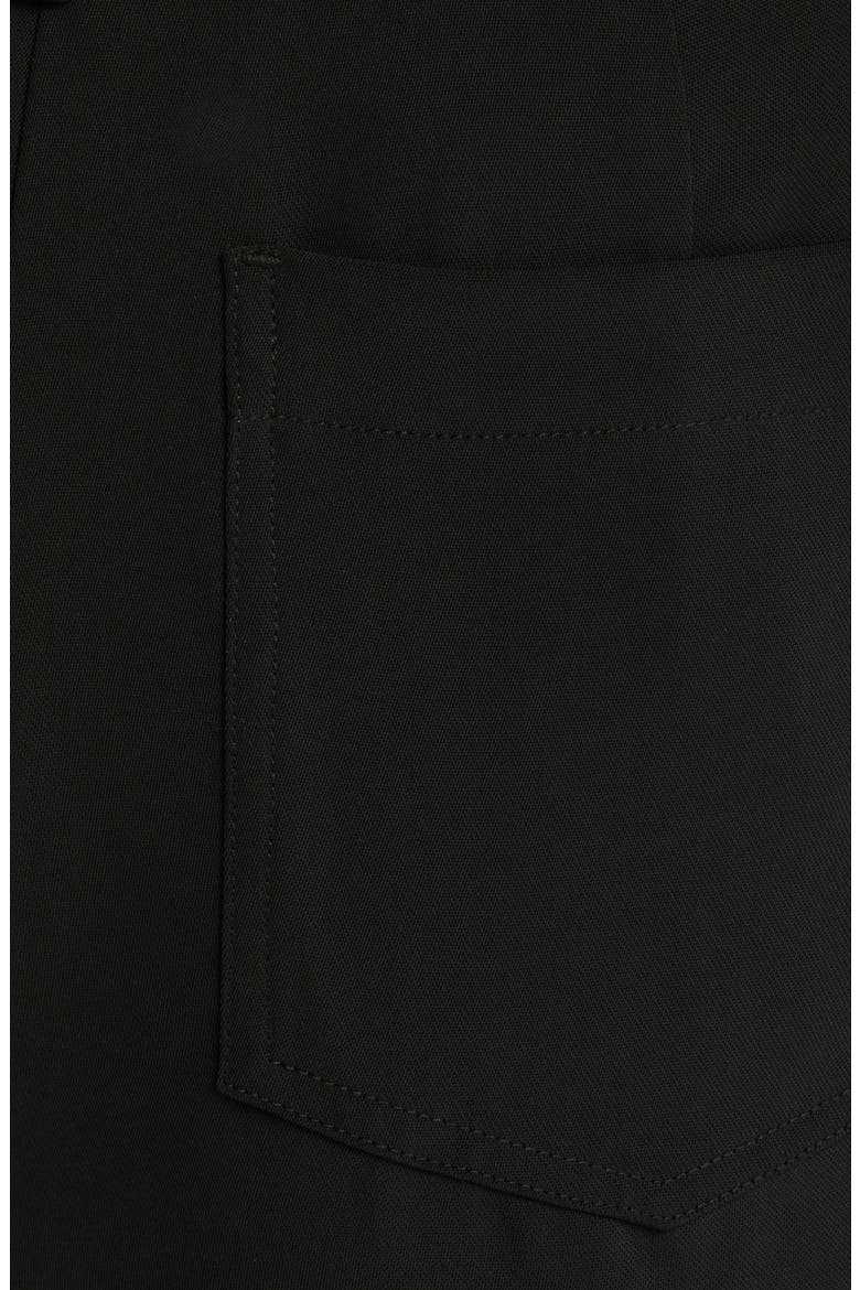 Patch Pocket Flare Leg Pants, Alternate, color, BLACK