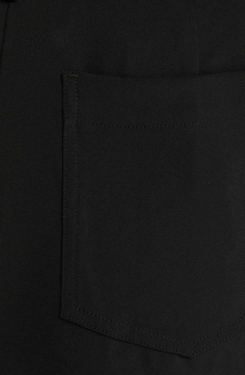 Laundry by Shelli Segal Patch Pocket Flare Leg Pants, Alternate, color, Black