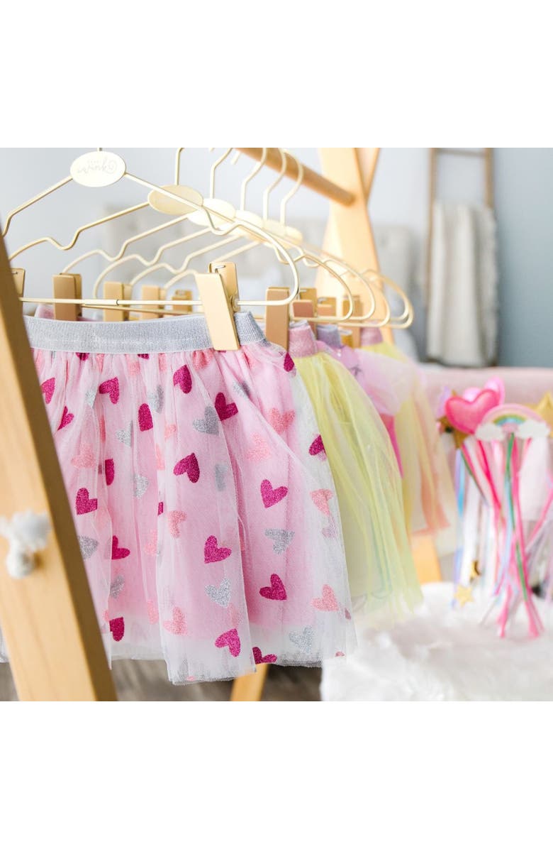 Sweet Wink Glitter Heart Valentine's Day Tutu, Alternate, color, Multicolor