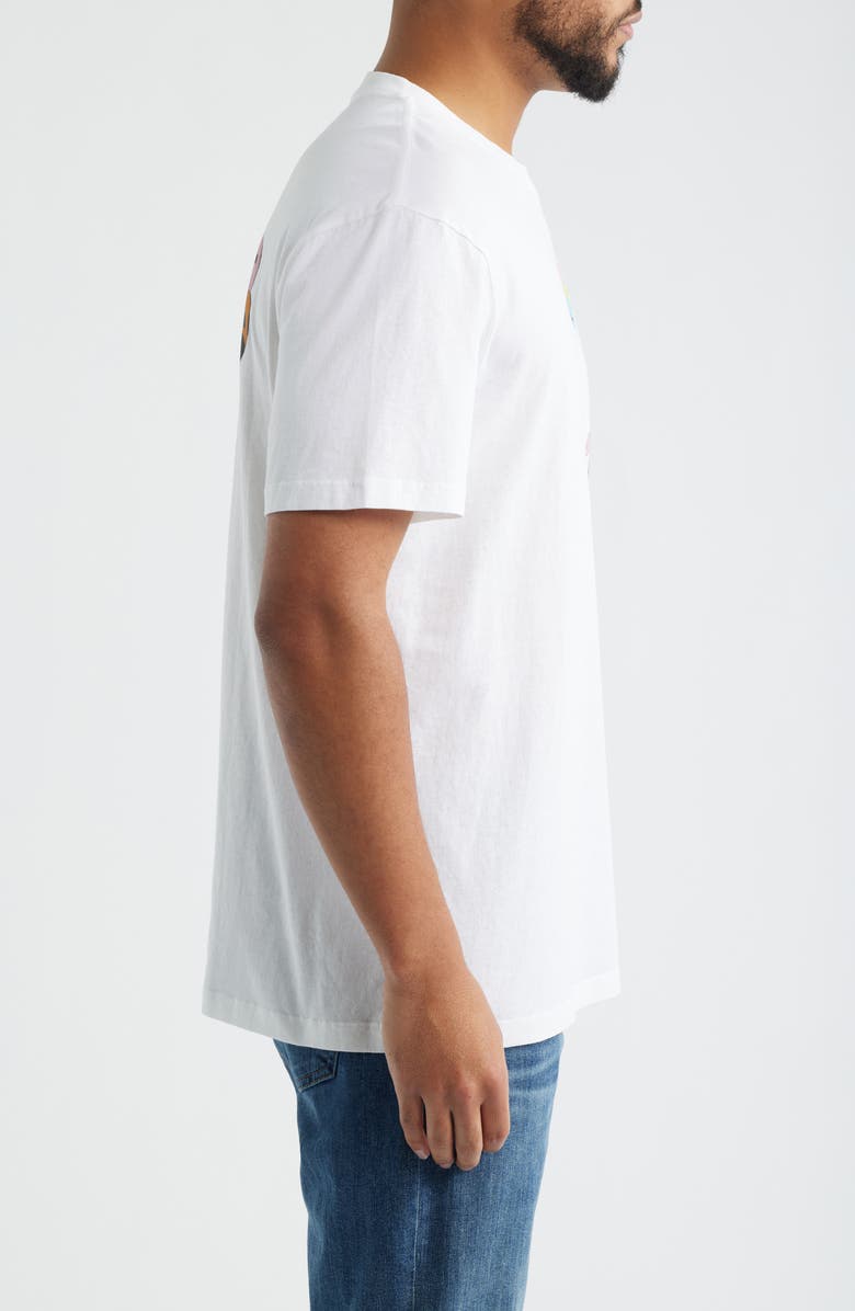 AllSaints Lofty Cotton Graphic T-Shirt, Alternate, color, Ashen White