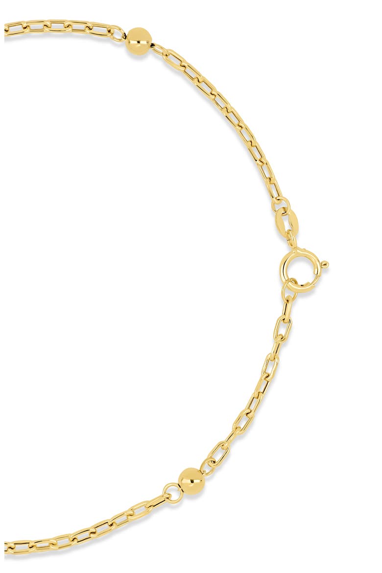 14K Gold Bead Chain Bracelet (Online Trunk Show), Alternate, color, 14K YELLOW GOLD