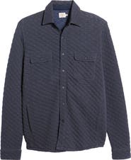 Faherty Epic Cotton Blend Quilted Shirt Jacket