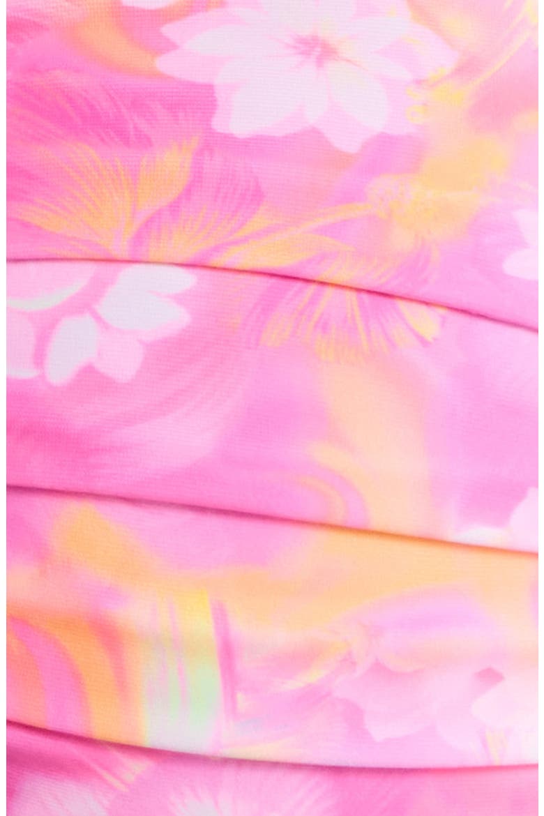 Strapless Bandeau Bikini Top, Alternate, color, PETAL POP