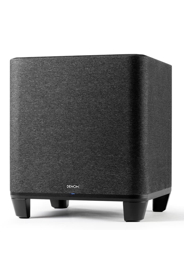 Home Sound Bar 550 with Dolby Atmos and HEOS Built-in and Denon Home Wireless 8" Subwoofer with HEOS, Alternate, color, Black