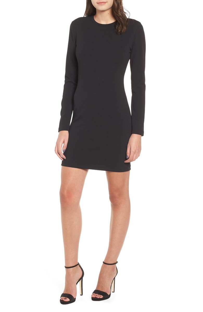 Leith Long Sleeve Body-Con Dress, Main, color, 