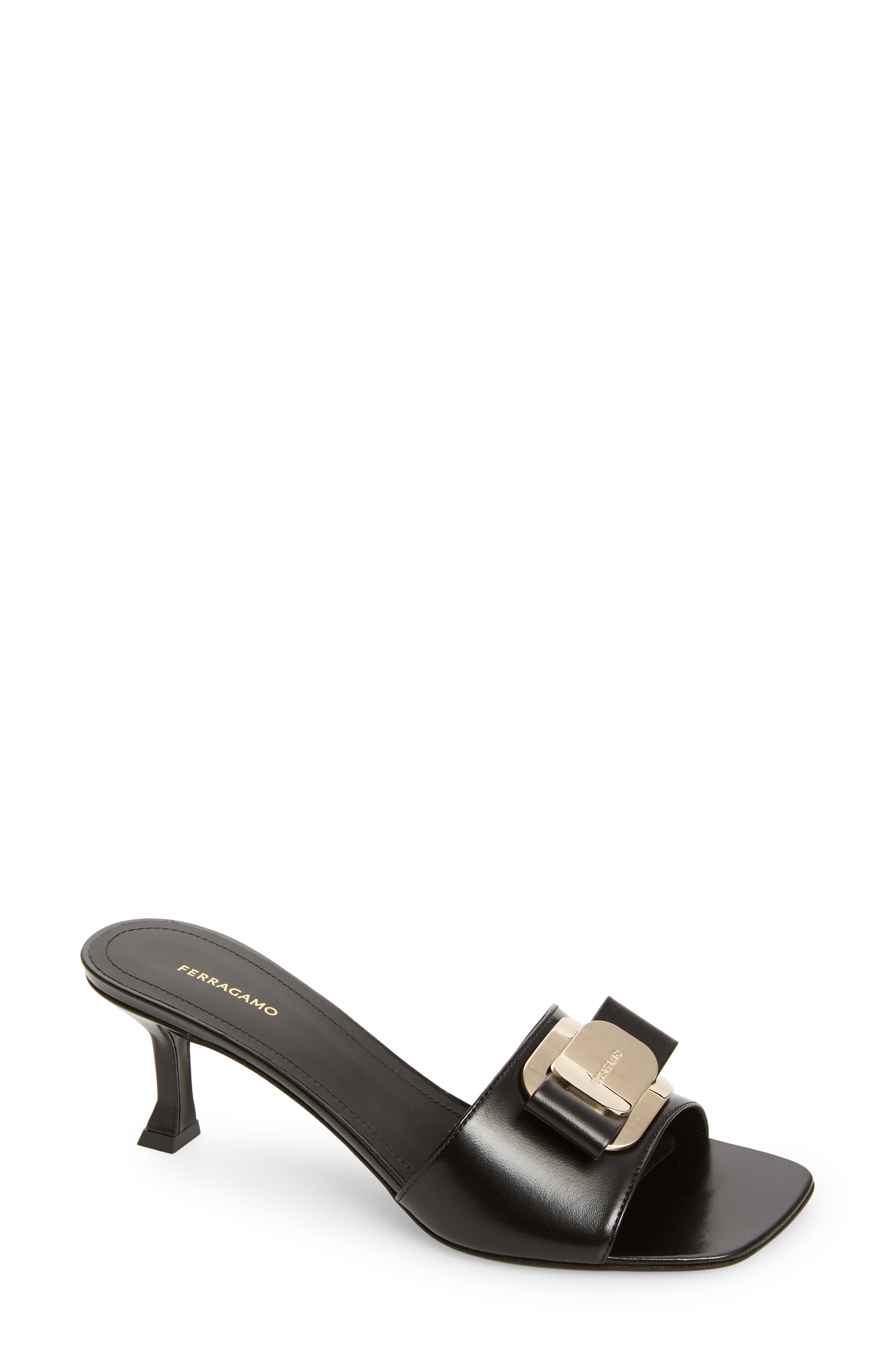 FERRAGAMO Zelie Logo Slide Sandal, Main, color, 
