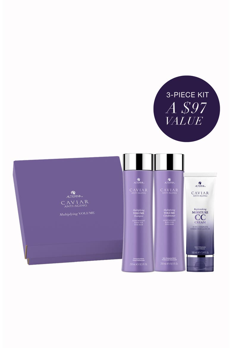 ALTERNA CAVIAR Anti-Aging Multiplying Volume Holiday Kit, Alternate, color, NO COLOR