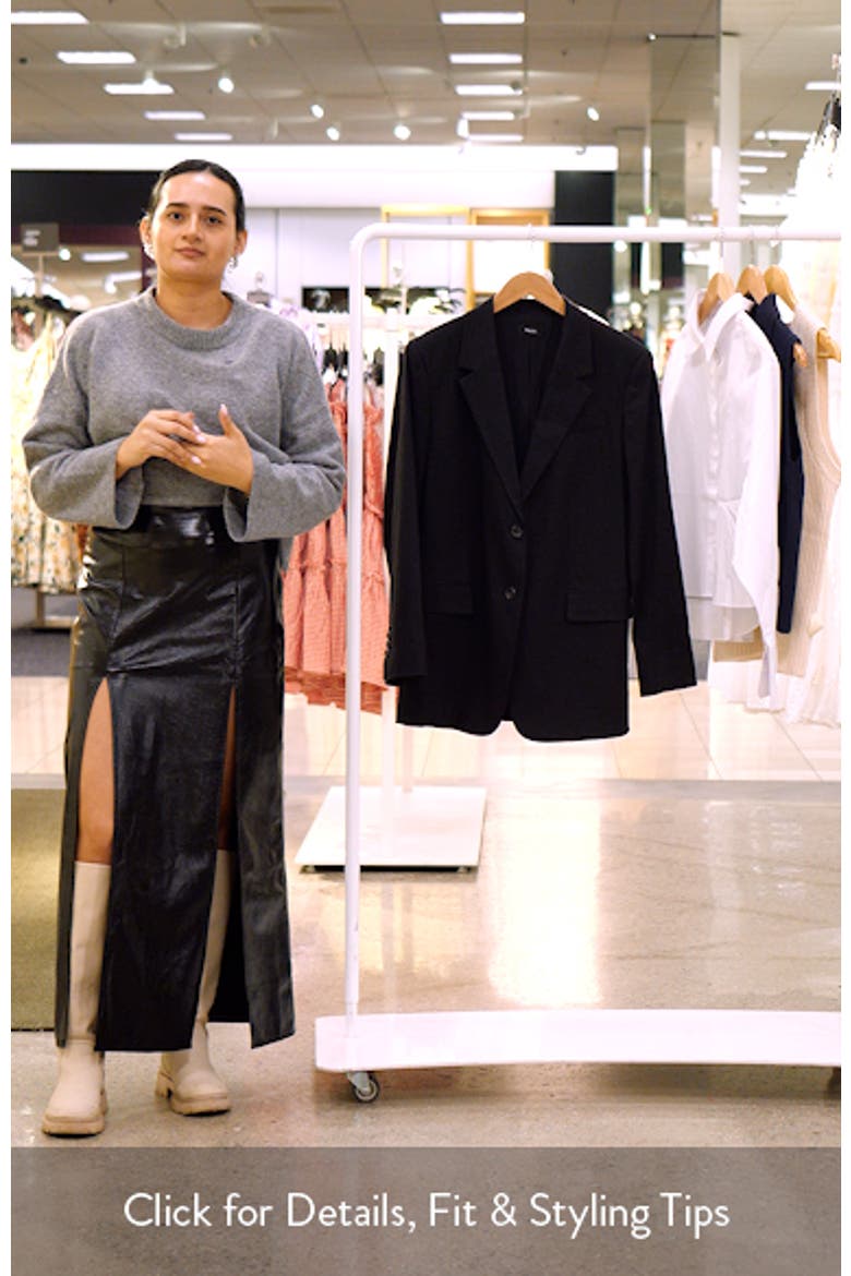 Linen Blend Blazer video