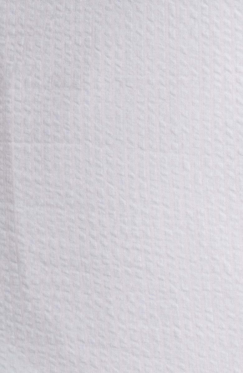 FRAME Sleeveless Cotton Seersucker Sundress, Alternate, color, Light Chambray Multi