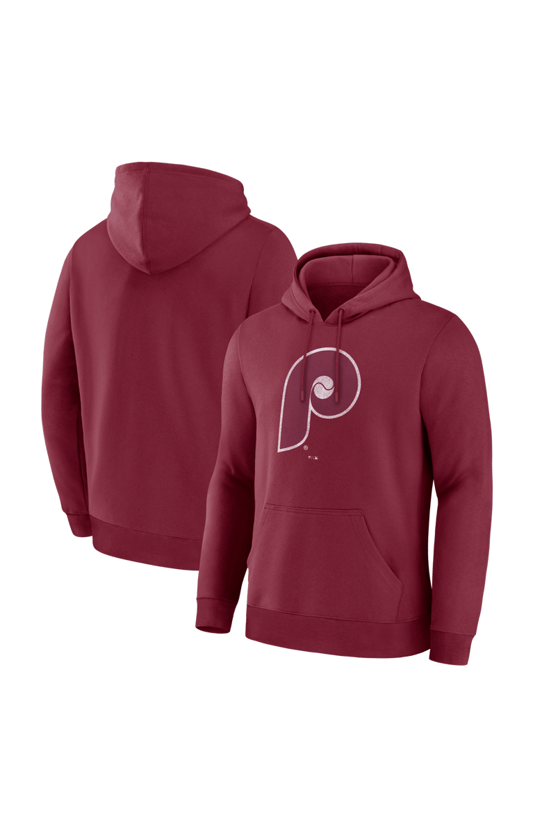 FANATICS Men's Fanatics Burgundy Philadelphia Phillies Legacy Hoodie, Main, color, Burgundy