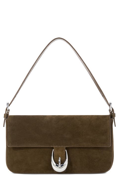 Harlow Suede Shoulder Bag