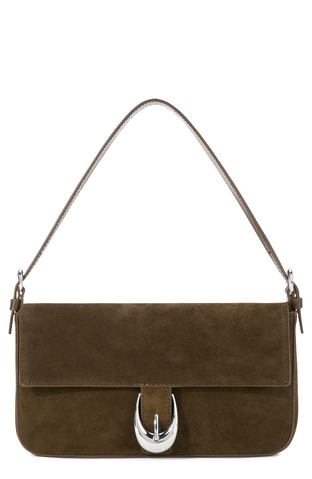 Harlow Suede Shoulder Bag, color, TRUFFLE