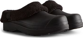 Hunter Play Waterproof Faux Shearling Clog (Men) | Nordstrom display picture 3