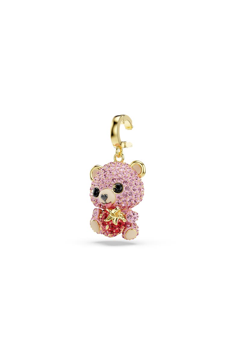 Swarovski Idyllia Charm, Alternate, color, Gold/ Pink