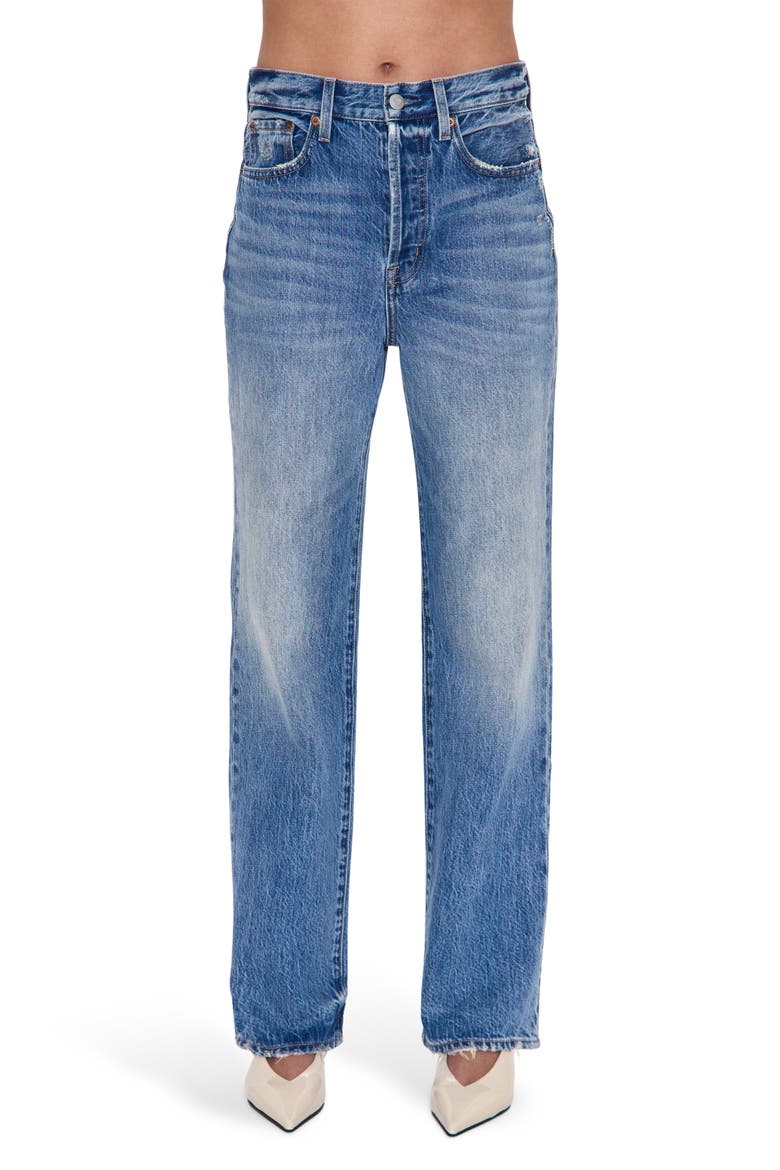 Cassie High Waist Straight Leg Jeans, Main, color, SERPENTINE VINTAGE