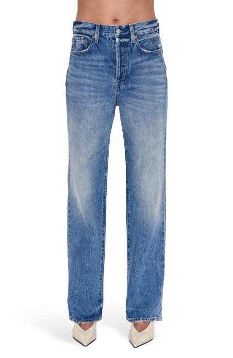 Cassie High Waist Straight Leg Jeans