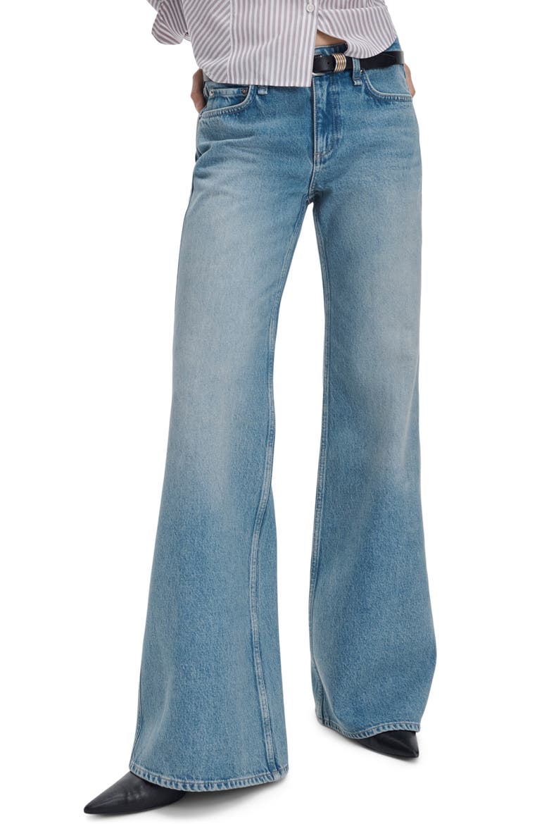 Josie Low Rise Relaxed Flare Jeans, Main, color, TIBURON